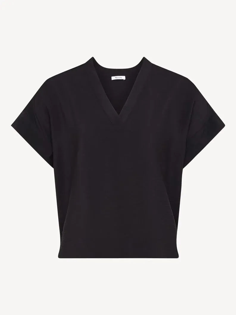 Relaxed Short-Sleeve Fluid T-Shirt