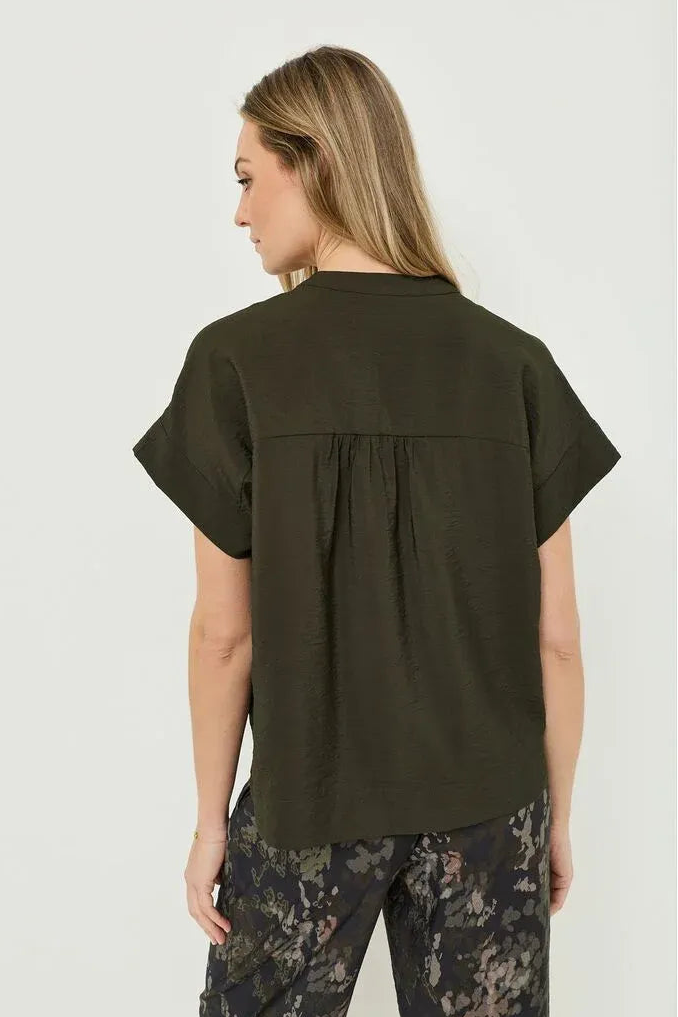 Relaxed Short-Sleeve Fluid T-Shirt