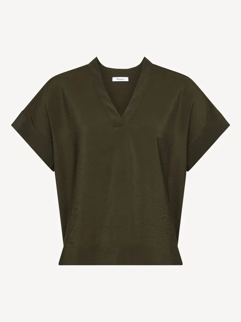 Relaxed Short-Sleeve Fluid T-Shirt