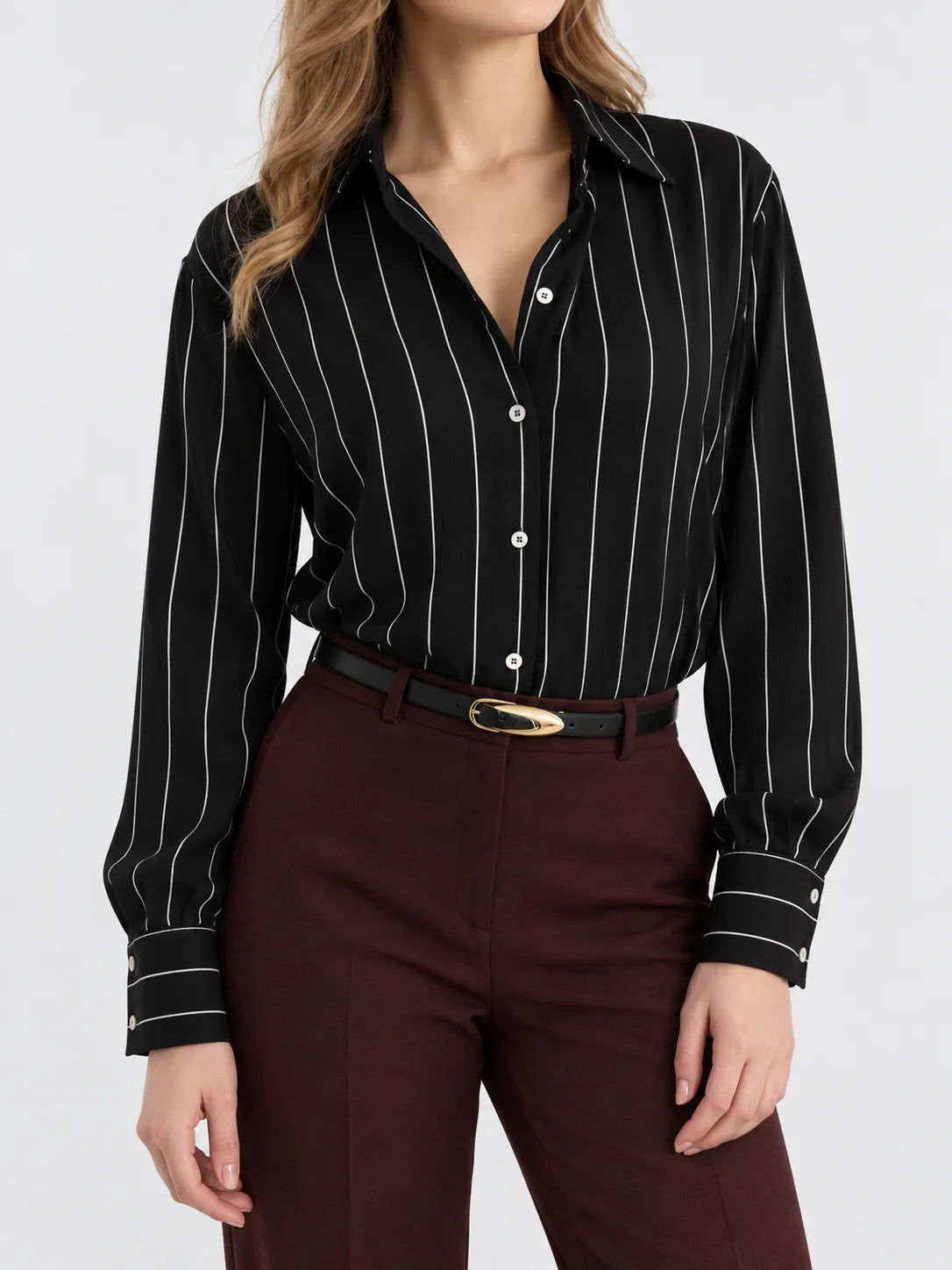 Relaxed Pinstripe Shirt