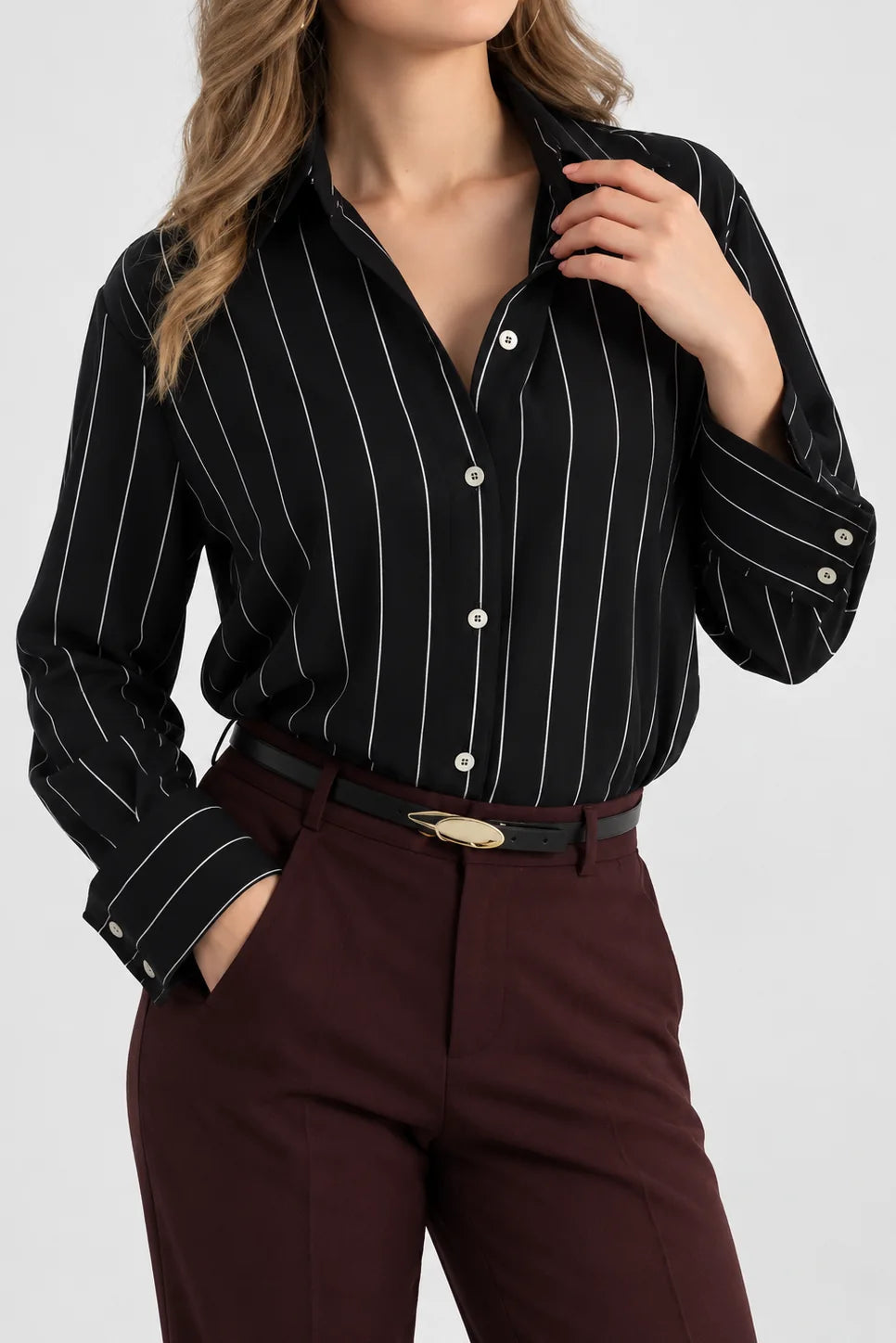 Relaxed Pinstripe Shirt