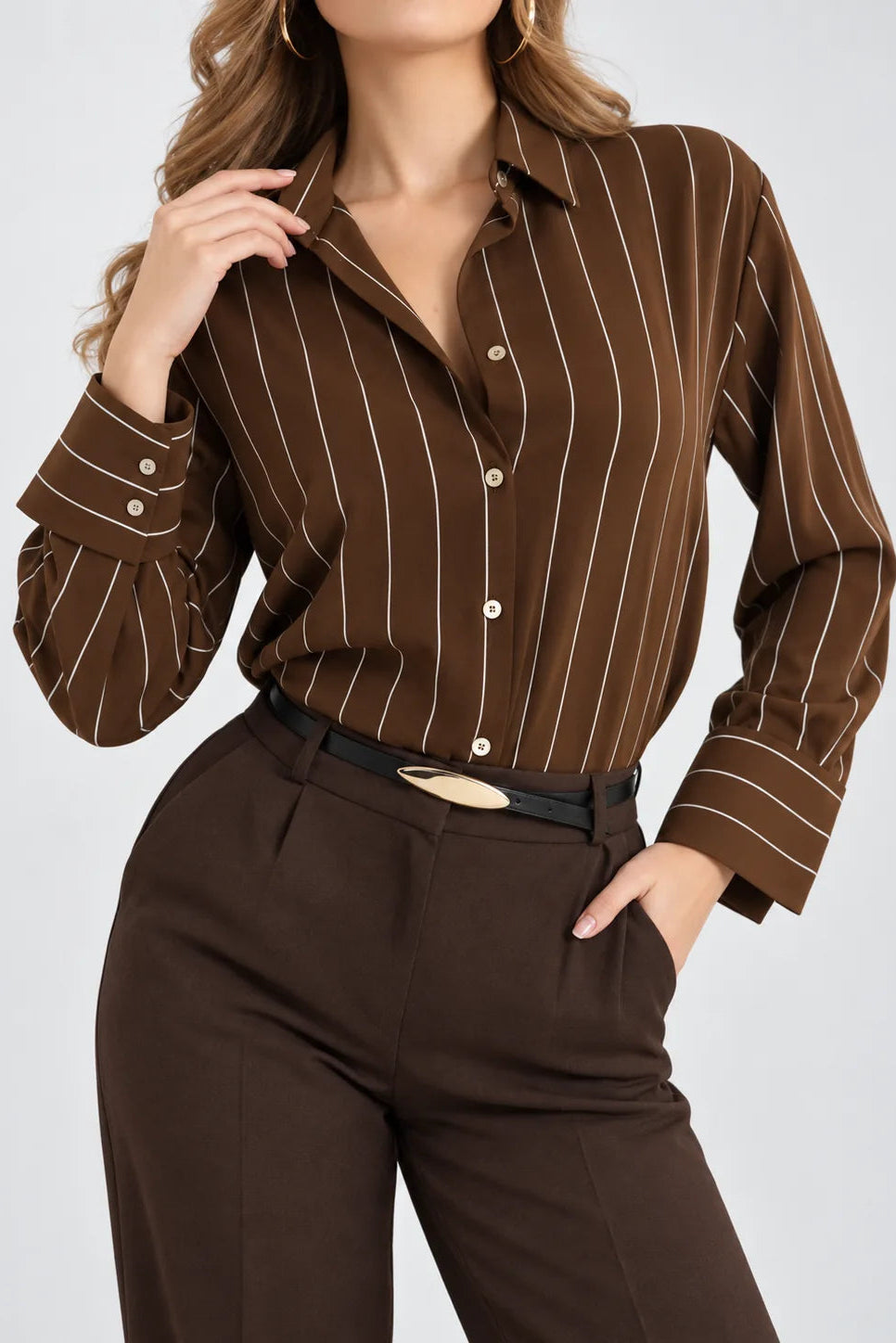 Relaxed Pinstripe Shirt