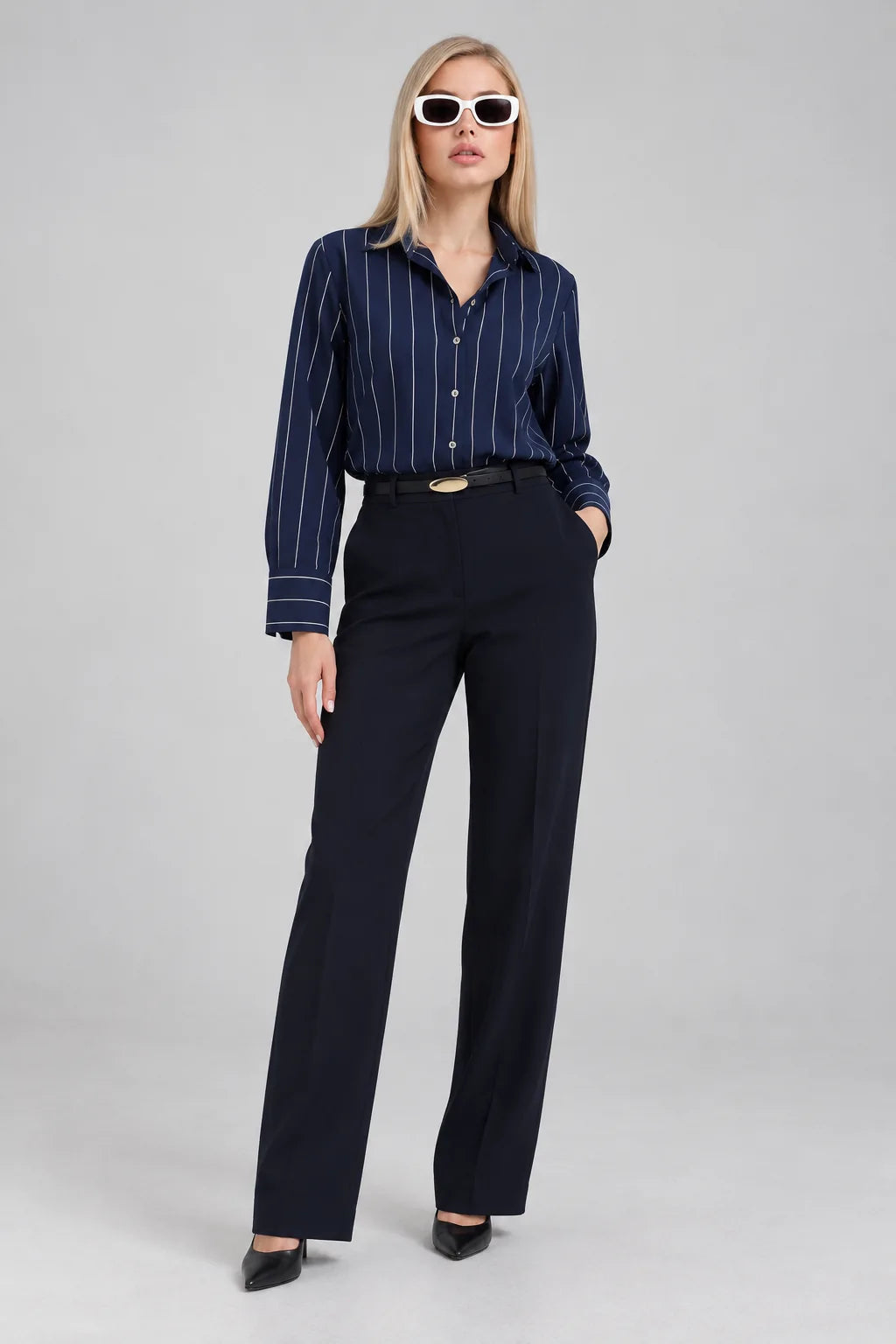 Relaxed Pinstripe Shirt