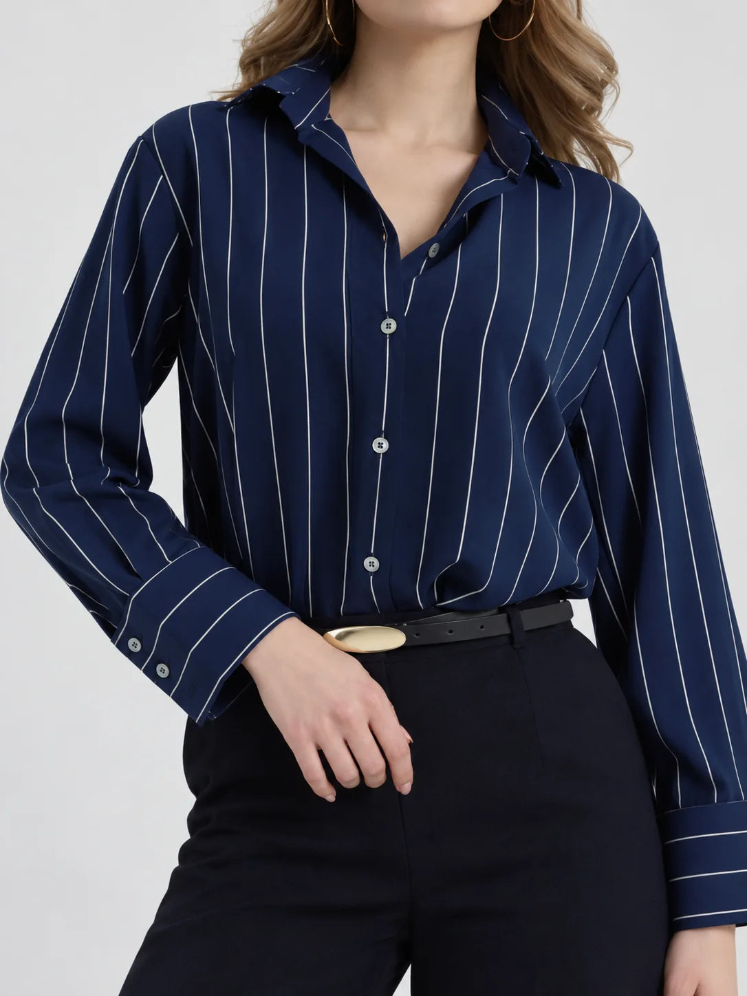 Relaxed Pinstripe Shirt