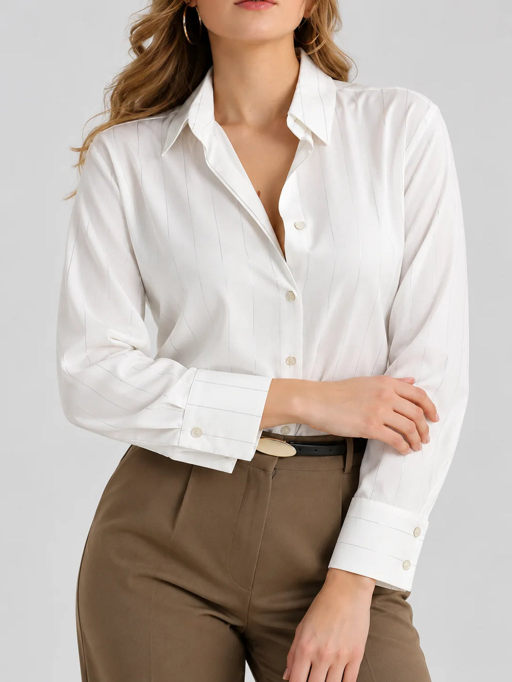 Relaxed Pinstripe Shirt