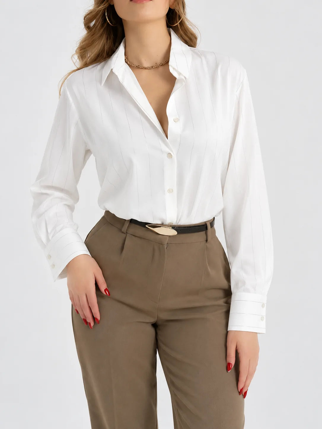 Relaxed Pinstripe Shirt