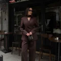 The Executive Wide-Leg Jacket & Pants Set