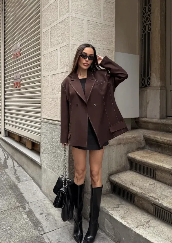 Atelier Contrast-Stitch Jacket