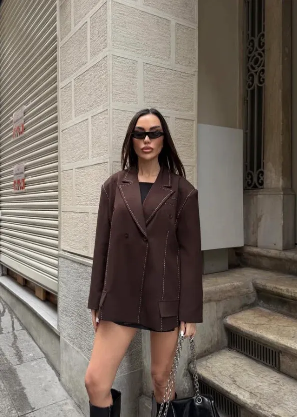 Atelier Contrast-Stitch Jacket