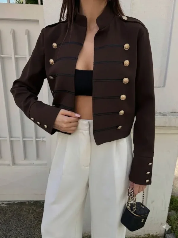 RH-NM-W-085_BROWN0 Regent Military Statement Jacket